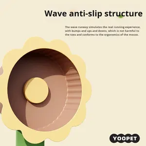 Pet Story Ultra-Silencieux Golden Hamster Roue de course en gros Tapis roulant d'exercice pour animaux de compagnie avec conception silencieuse pour jouet d'aménagement paysager - Product Image 2