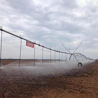 Système d'irrigation à pivot central doublé de polyéthylène à coût le plus bas en 2024 pour les grandes exploitations agricoles avec des performances élevées