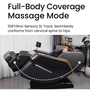 Silla de Masaje Shiatsu 4D de Lujo, de Cuello a Muslos, Gravedad Cero, 4 Rodillos, para Uso Doméstico, S002, Tailandés, 4D, Totalmente Automática - Product Image 2