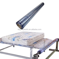 Film PVC en rouleau transparent antistatique ignifuge, feuille plastique souple en polymère, emballage transparent pour protection