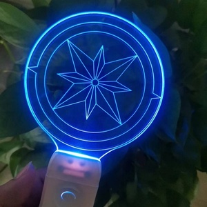 멀티 컬러 LED 글로우 스틱 3D 깜박이는 LED 지팡이 꾸준한 조명 모드 깜박이는 3D 스틱 파티 콘서트 축제 - Product Image 3