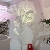 Décoration de mariage personnalisée, toile de fond de mariage de luxe, fleurs géantes faites à la main, décoration d'événement de fête artificielle