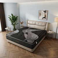 Colchón Híbrido Ortopédico King con Tecnología de Enfriamiento, Diseño Moderno para Dormitorio, Espuma de Alta Densidad y Resortes, Muebles para el Hogar