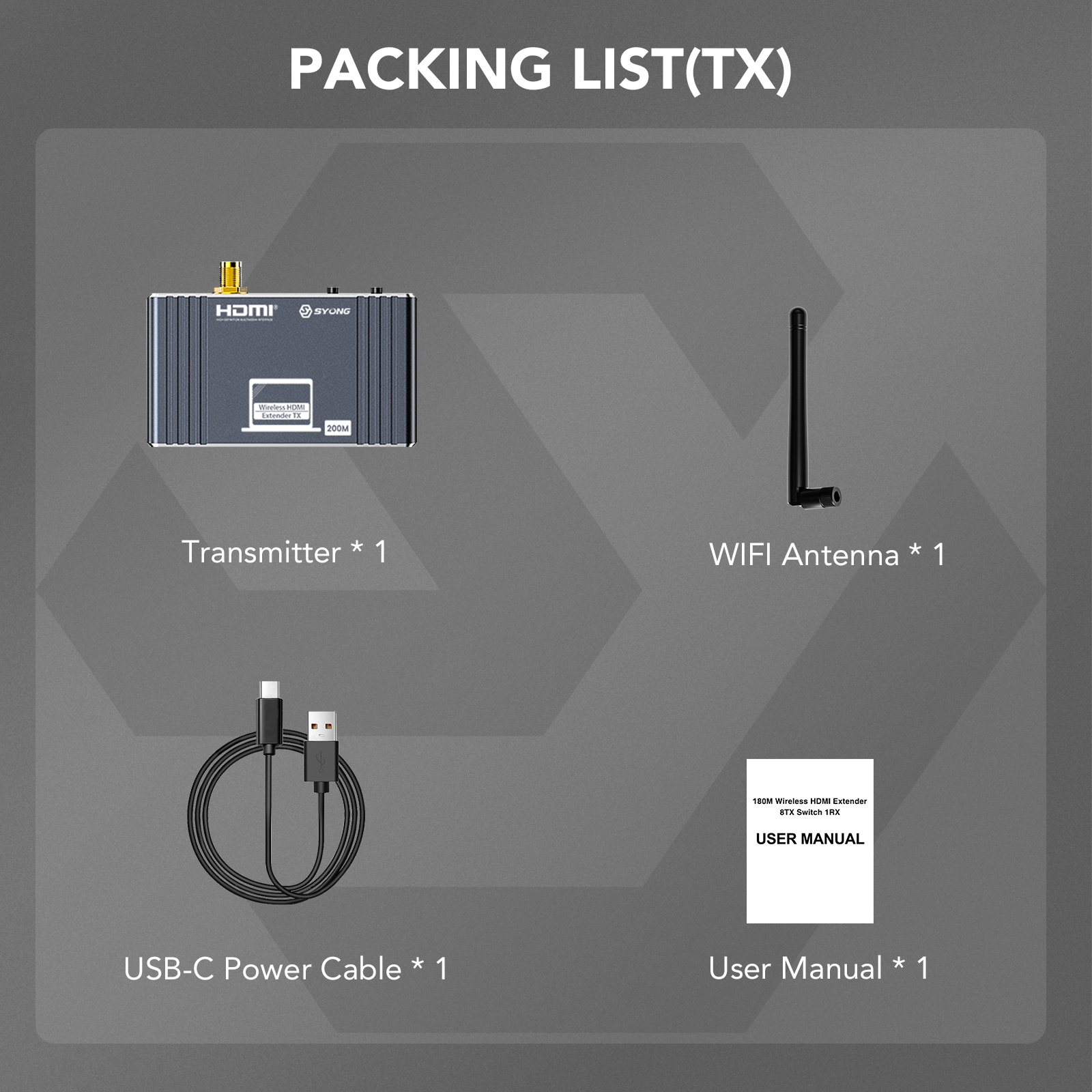 Gray Transmitter x 1