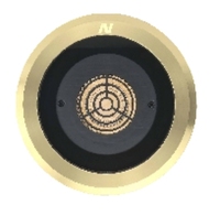 IK08 IP68 ROHS CE CB SMD Matériau en laiton Anti-vertige gradation Extérieur Intégrer dans le sol Étape lumière souterraine