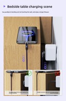 Cable de Carga Rápida USB-C a C Magnético de Nailon Trenzado de 240W, Rotación de 540 Grados, Transferencia de Datos PD3.1 para iOS y Android