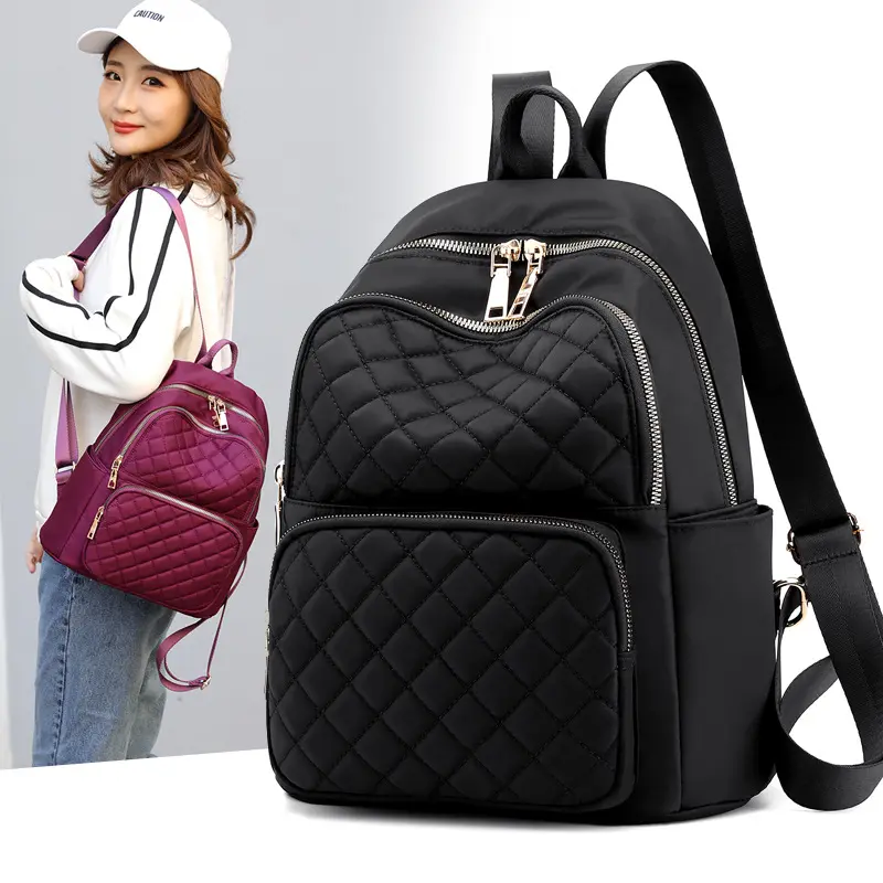 Women Backpack High Quality Nylon Mochila Escolar School Bags For Teenagers Girls Top-handle Backpacks Herald Fashion