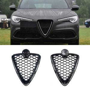 Grilles de pare-chocs avant de voiture, grilles de course pour Alfa Romeo Stelvio 2017-2023, kit carrosserie, accessoires de voiture - Product Image 2