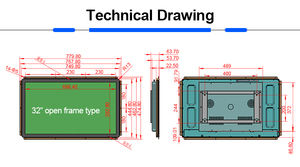 Mở Khung 32 Inch Độ Phân Giải Cao Quảng Cáo Media Player, Bảng Quảng Cáo Video - Product Image 6