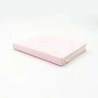 Carnet de gratitude personnalisé A5 à couverture rigide avec logo estampé à chaud et ruban, reliure cousue – Idéal pour un cadeau