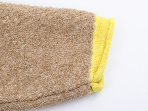 Abrigo de Punto con Bloques de Color para Mujer, Nueva Colección Otoño/Invierno - Product Image 5