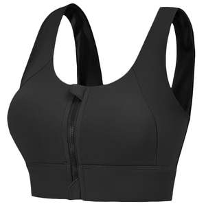 Soutien-gorge de sport pour femme à haute résistance aux chocs avec fermeture éclair sur le devant pour le fitness, le yoga et la course à pied - Product Image 6