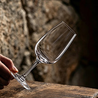 Premium ISO-standaard loodvrij kristallen wijnglas handgemaakt aroma-proefglas hoge steel voor sommelier restaurant groothandel