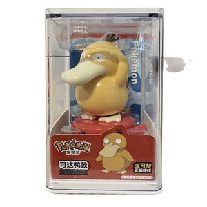 Figura de PVC de Psyduck de QYS, Modelo de Dibujos Animados, Juguete Coleccionable en Caja Acrílica, Regalo de Pikachu y Gengar para Niños - Product Image 4
