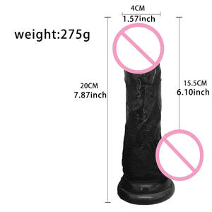 Dildo de Cristal de TPE Transparente de Alta Calidad, Utensilios Femeninos, Artículos Sexuales para Adultos, Pene Artificial con Ventosa, Alta Simulación - Product Image 2