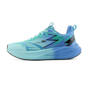 Sports Pro Running Shoes Q66 Royal Blue Fluorescent Green Mesh Breathable Lightweight Casual Sport Shoes for Men Women - Product Image 5