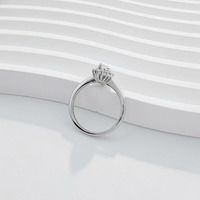 Bague de fiançailles en platine Pt950 avec diamant de laboratoire CVD certifié IGI, taille marquise, 2 griffes, design Angel Eye distinctif et exquis