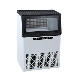 Ijsblokjesmachine Met Filterklep Voor Kantoorbar 120Kg/24H Commerciële Ijsmaker Machine Voor Melktheewinkel