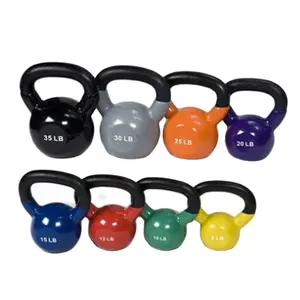 High-quality custom strength training weight kettleball adjustable chrome handle set competition kettlebell fitness equipment