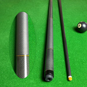 TuoYuan Vente en gros de queues de <span class=keywords><strong>billard</strong></span> sportives en acier inoxydable à joint central, noires, faciles à ranger - Product Image 1
