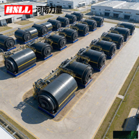 Usine de pyrolyse à haut rendement pour la récupération d'énergie à partir de pneus usagés, de déchets plastiques, de boues huileuses et de caoutchouc craquelé