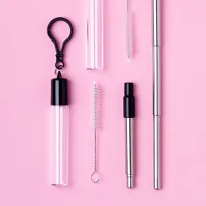 Paille télescopique, gadgets écologiques personnalisés - Product Image 3