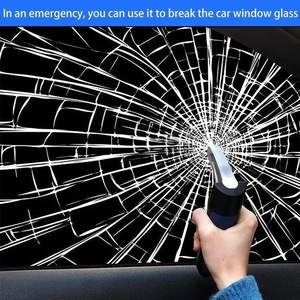Marteau de sécurité multifonctionnel pour <span class=keywords><strong>voiture</strong></span>, brise-vitre, outil d'évasion et de sauvetage extérieur en ABS et alliage d'aluminium, <span class=keywords><strong>vente</strong></span> directe usine - Product Image 2