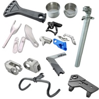 Composants en acier/aluminium forgés sur mesure Usinage CNC Plaqué zinc Revêtement en poudre IATF 16949 Usine OEM