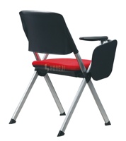Meubles de classe personnalisables, chaise de classe avec tablette d'écriture, chaise d'étude idéale pour les cours de formation, salle de réunion