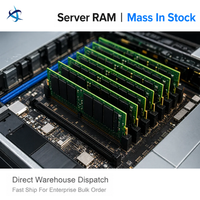 Mémoire serveur DDR4 3200 MHz RDIMM Dual Rank X4 ECC 16 Go 32 Go 64 Go pour la virtualisation de centre de données d'entreprise et le calcul haute performance