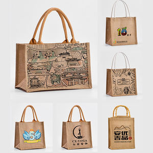 अनुकूलन योग्य किराने उपहार पैकेजिंग टुकड़े टुकड़े टुकड़े टुकड़े टुकड़े टुकड़े टुकड़े टुकड़े टुकड़े टुकड़े किए गए जूट बैग थोक - Product Image 2