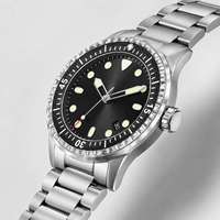 Montre de Plongée Sportive Automatique NH35 Haut de Gamme Personnalisée en Acier Inoxydable avec Verre Saphir Lumineux pour Hommes – Édition Limitée Internationale