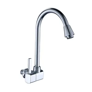 New Style Factory Suppliers Direct Selling Faucet Mixer&Taps Single Handle Zinc Kitchen Faucet