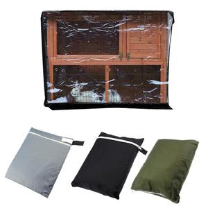Housse de protection imperméable respirante pour cage à lapin à double couche de 4 pieds, en tissu Oxford 210D, en métal, anti-poussière - Product Image 1