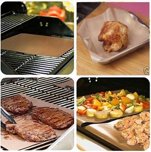 Feuilles de protection pour four en aluminium jetables avec revêtement en silicone pour porte de four - Product Image 5