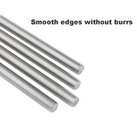 Hot Selling Premium Stainless Steel Fully Threaded Rod Right Hand Threads 304 Stainless Steel All Threaded Studs