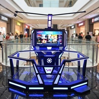 Plataforma de Realidad Virtual Comercial Topvoy TV-VR-008 de Acero para Interiores, Estación de Realidad Virtual HTC de Gran Espacio para Caminar y Simulador de Movimiento Libre, 100-500 kg