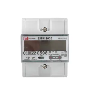 Midden Goedgekeurde Drie Fase Rs485 Modbus Vermogensmeter Bi Directionele Energiemeter