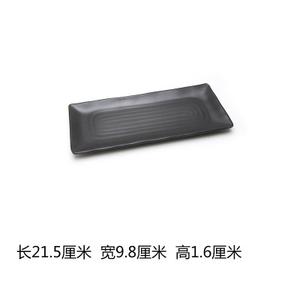 Assiette personnalisée à Dessert, vaisselle en mélamine <span class=keywords><strong>noire</strong></span> mat, nouvel arrivage de - Product Image 3