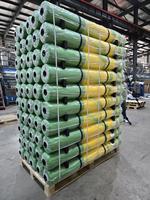 Film de protection UV haute performance pour balles rondes en HDPE, 1,23 x 3000 m, pour ensilage, paille et foin