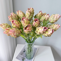 Künstliche Königliche Protea-Blume Großhandel Artischocken-Lilie Ananasblüten-Kopf Cynaroides Dekorative Blume