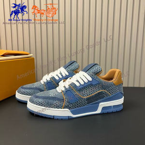 Sneakers de luxe pour hommes Damier 3D, style rétro de haute qualité, pour le basketball, le sport, la marche, la course à pied, marque originale - Product Image 5