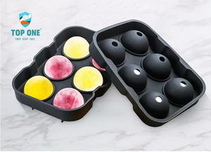 TopOne rond sans BPA fabrication de glace sphères moule moule à glaçons plateau Silicone boule de glace moule - Product Image 3