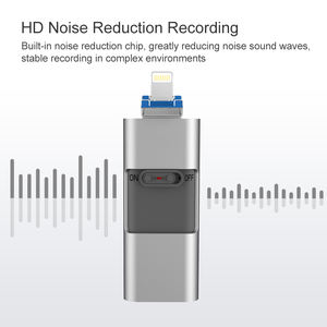 Enregistreur vocal numérique <span class=keywords><strong>3</strong></span> interfaces HD Mini <span class=keywords><strong>USB</strong></span> Enregistrement sonore audio longue distance MP3 pour IPhone Android - Product Image 5