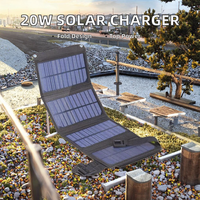 Panneau solaire pliable portable 20W, panneaux solaires 1000W, prix des panneaux solaires monocristallins pliables