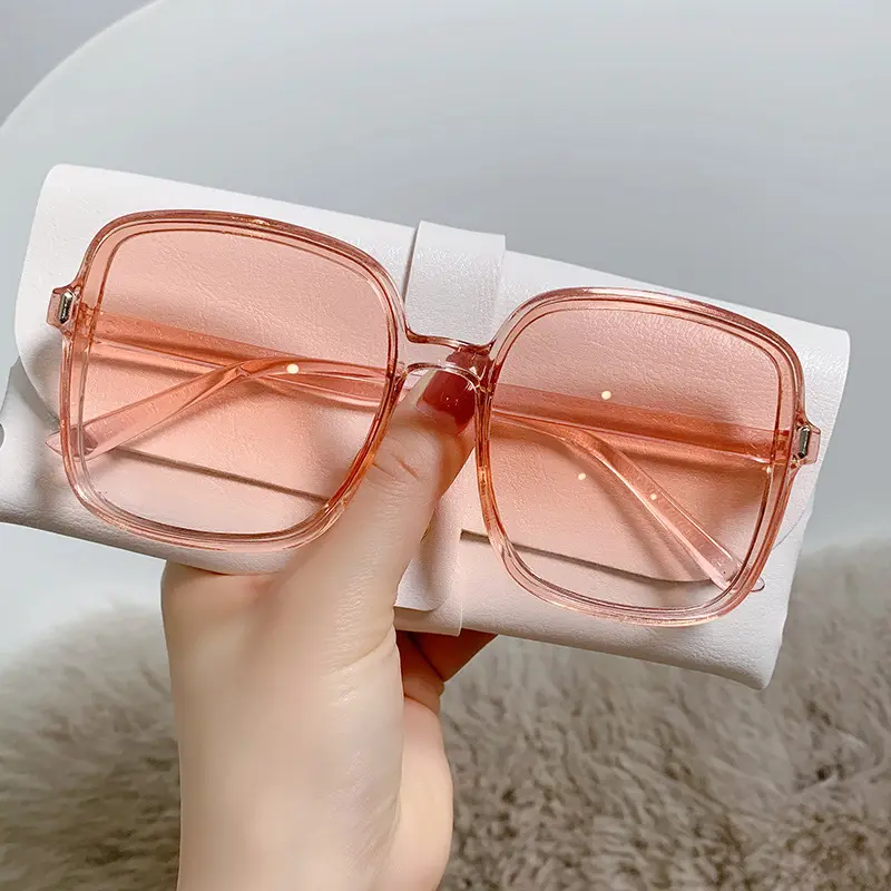 Rice nail square sunglasses gradient 2024 new sunglasses for women trend UV protection retro sunglasses