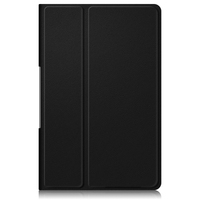Nouvelle conception en gros pour Lenovo Tab Plus 11.5 TB351FU Custer Pure Color Étui pour tablette en cuir à 3 plis