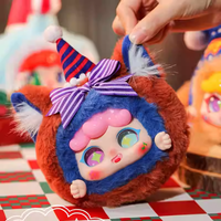 Boîte aveugle pour bébé à trois ornements poupée figurine fille cadeau bébé à trois migo boîte aveugle en peluche de cirque de rêve