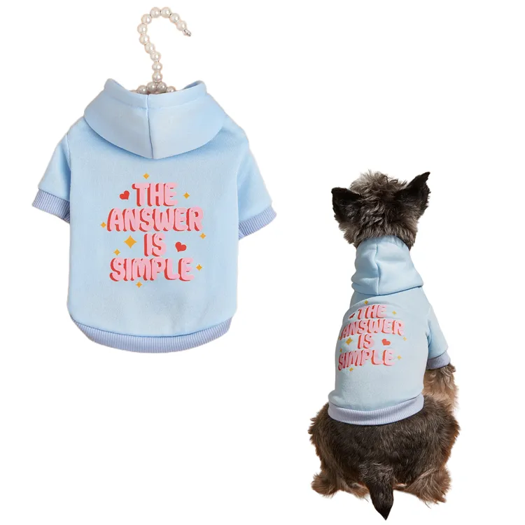 Personalizable gato y perro Otoño e Invierno Linda sudadera suéter ropa para perros ropa y accesorios para mascotas