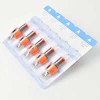 Aiguilles de cartouche de tatouage jetables en acier inoxydable 316, stérilisées à l'oxyde d'éthylène, certifiées CE, couleur or, sans formaldéhyde, pour tatouage permanent